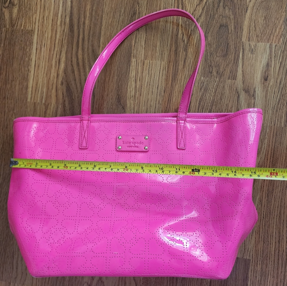 🍁2 for $15🍁 Kate Spade Molly Neon Hot Pink Shoulder Bag Purse Barbie Vibes - Picture 9 of 9